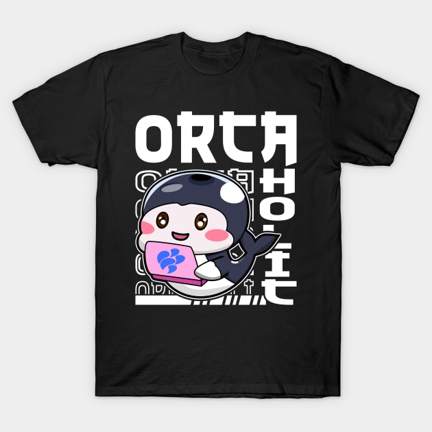 Funny Orca Whale Working Slogan T-Shirt by JaussZ